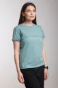 Футболка для беременных с секретом для кормления Move, оливка