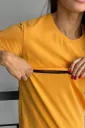 Платье для беременных с секретом для кормления Move, горчичное