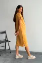 Платье для беременных с секретом для кормления Move, горчичное