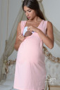 Нічна сорочка для вагітних і годування Персик, арт. 205-03-4
