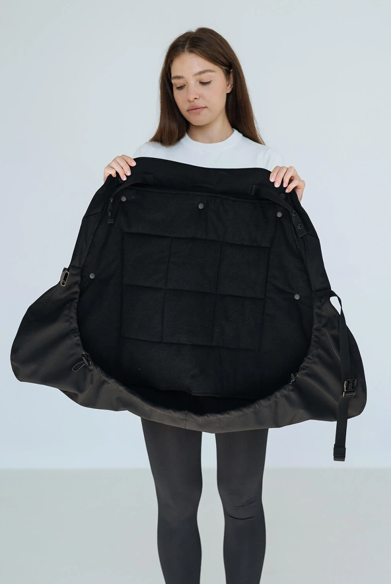 Мультисезонна слінгонакидка Softshell new, чорний Мультисезонна слінгонакидка Softshell new, чорний