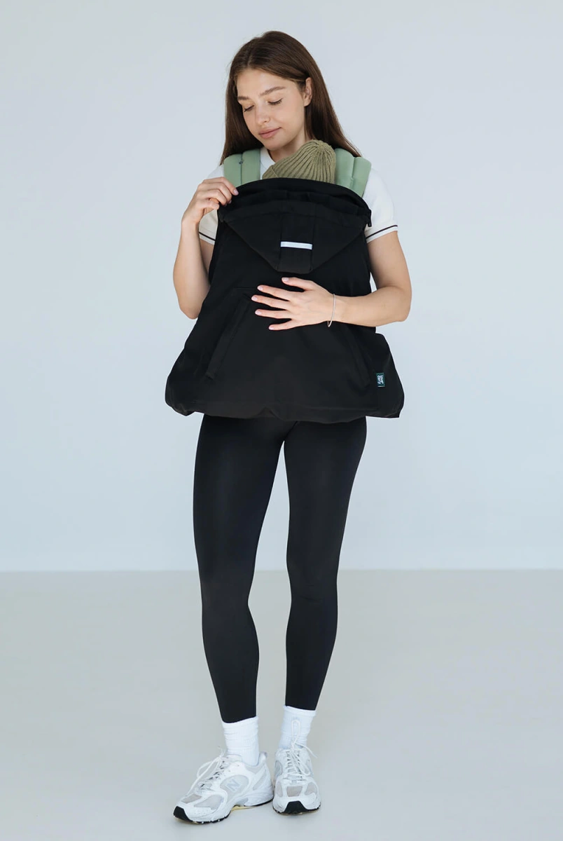 Мультисезонна слінгонакидка Softshell new, чорний Мультисезонна слінгонакидка Softshell new, чорний